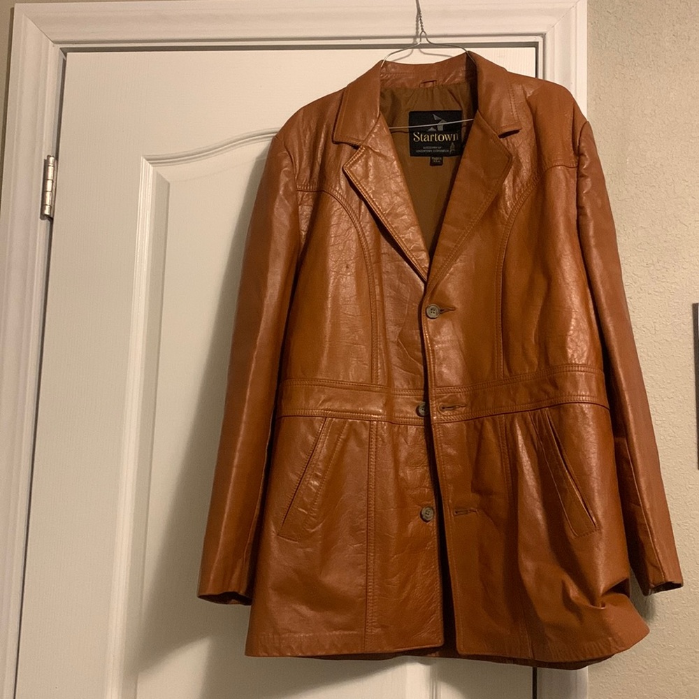 Star town leather jacket , very brand new . Worth more than what I listed.